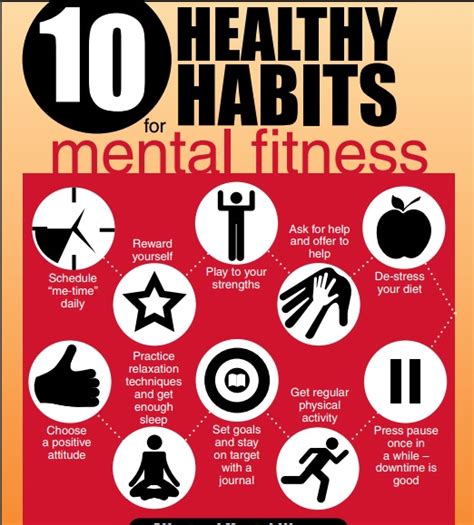 About 10 Healthy Habits For Mental Fitness