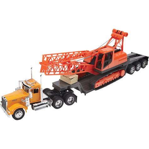 New Ray Die Cast Truck Replica — Kenworth Big Rig With Crane 132 Scale