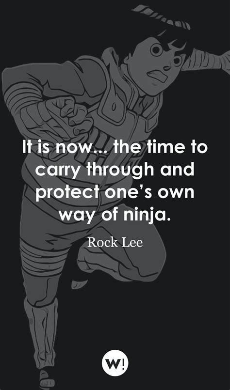 37 Inspiring Rock Lee Quotes Iconic For All Naruto Fans