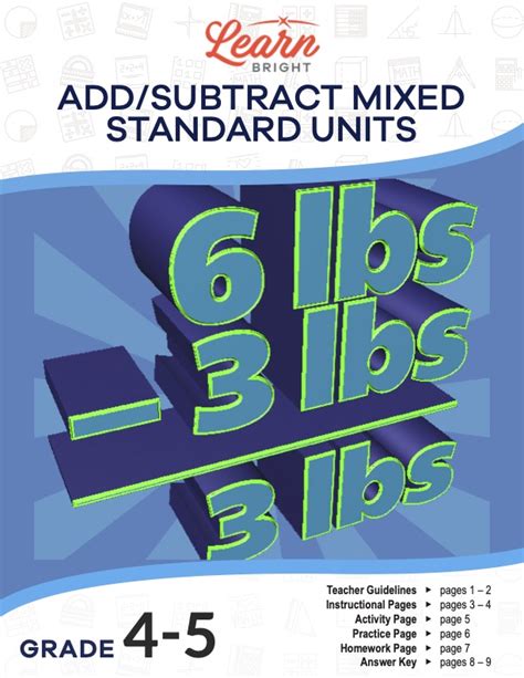 Add Subtract Mixed Standard Units Free Pdf Download Learn Bright