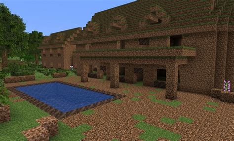 Minecraft Gamer Showcases Their Amazing House Made Of Dirt In Game