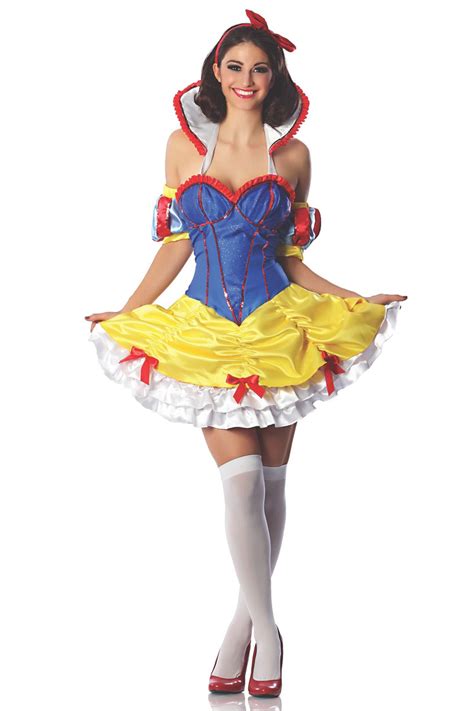 Snow White Princess Sexy Womens Adult Dress Costume Halloween S M Costumeville