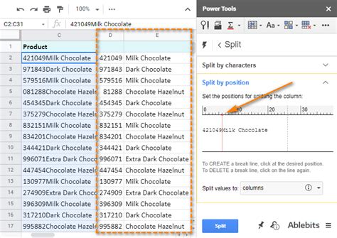 Split Cells In Google Sheets To Multiple Columns And Convert Them To