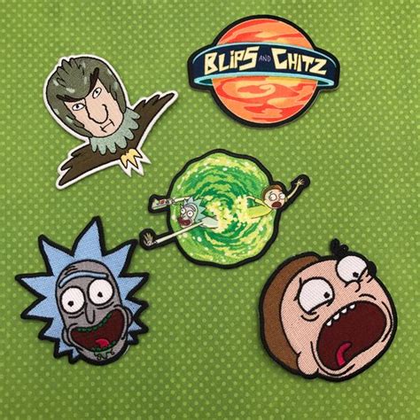 Patches Rick And Morty Themysteryshack