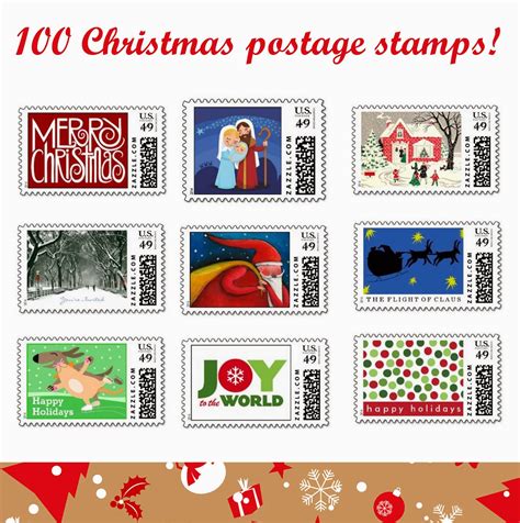 100 beautiful Christmas postage stamps you can buy online