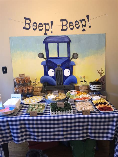 Little Blue Truck Birthday Party Kit Birthday Girl