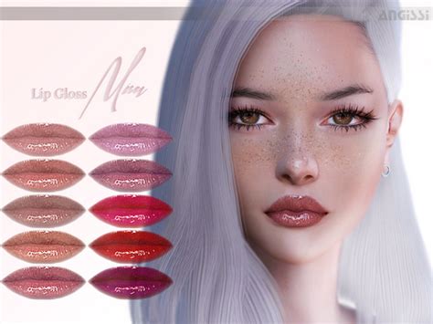 Lip Gloss Misa By Angissi At Tsr Sims 4 Updates