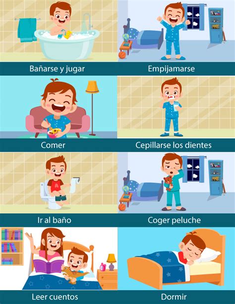 Importancia de las rutinas en los niños Rutina para dormir