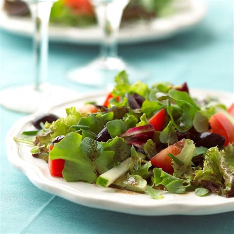 Mixed Greens With Herbed Balsamic Vinaigrette Recipe Healthy Salad