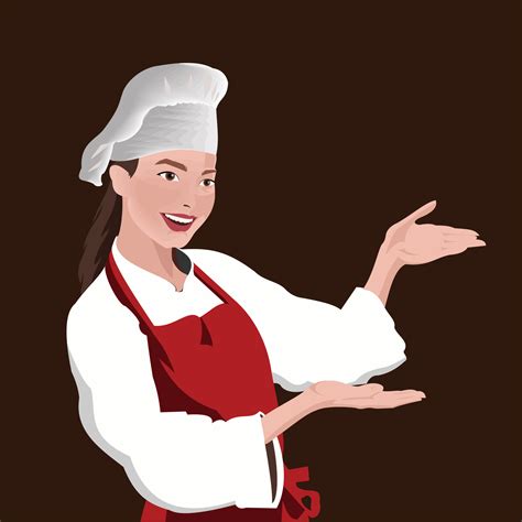 Woman Chef Vector Art Icons And Graphics For Free Download