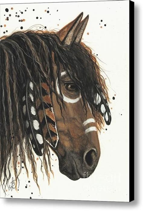 Hopa Majestic Mustang Series 47 Canvas Print Canvas Art By Amylyn