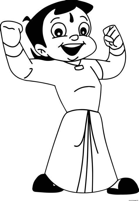 Chhota Bheem Coloring Pages Coloring Home