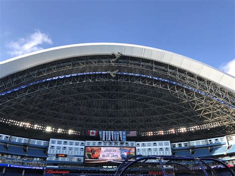 The Rogers Centre Roof Is Open For The Al Wild Card Game Flickr
