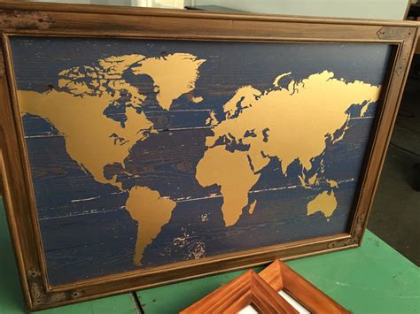 Framed World Map Framed World Map Art All Art