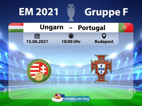 Wo sie die partie heute live verfolgen können. Fußball heute EM Gruppe F: Ungarn gegen Portugal ...