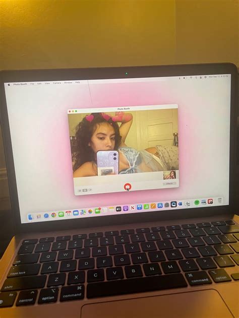 Macbook Selfie Photo Booth Effects Aesthetic Makeup Photo Booth