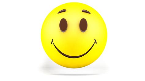 Smile Emoji With Hearts 3d Model 9 3ds Blend C4d Fbx Ma Obj