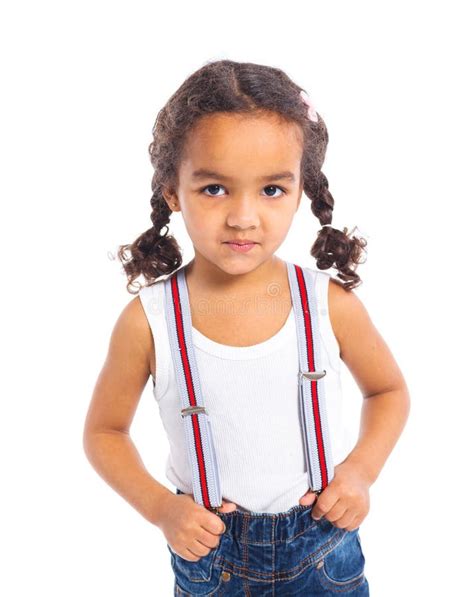 Little Black Girl Stock Image Image Of Cute Expression 24856945