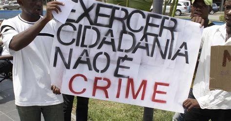 Angola Líder Da Manifestação De Sábado Está Detido Em Esquadra Dos Arredores De Luanda Página