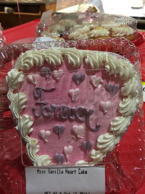 Valentine's Day Cake at Wegmans
