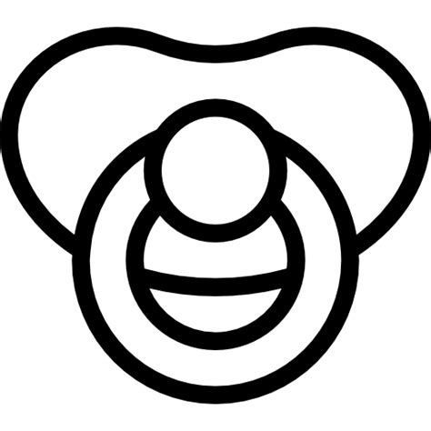 Pacifier Pixel Perfect Lineal Icon