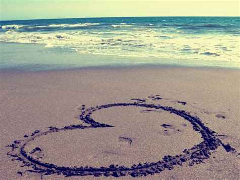 Heart On Sand Beach 24
