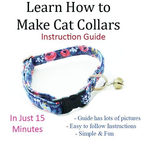 As my dog jumps into lava or fire way to often i just wanted to make it fireproof. Cat Collar Sewing Instructions, How to Make Fabric Cat ...