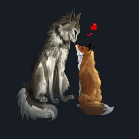Fox And Wolf Wallpapers Top Free Fox And Wolf Backgrounds