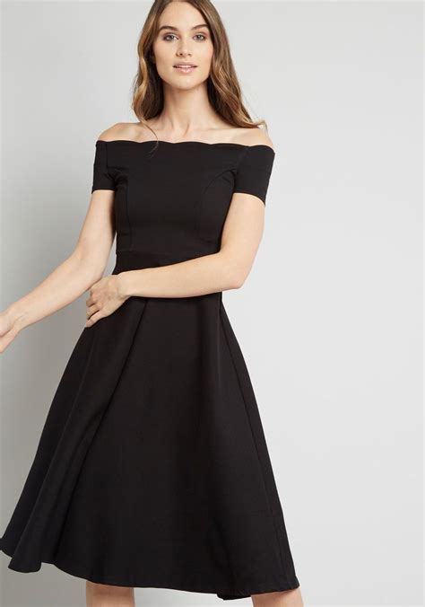 Timeless Favorite Off Shoulder Dress Classic Playful And Detailed