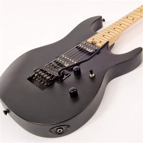 Vintage V624frbk Reissued Floyd Rose Electric Guitar Satin Black