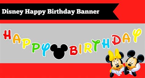 How To Make A Diy Mickey Mouse Clubhouse Inspired Happy Birthday Banner