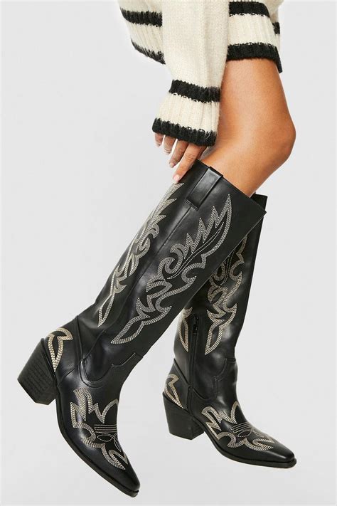 Knee High Boots Womens Knee Boots Boohoo Usa