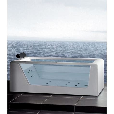 Whirlpool tubs range in size from a standard tub size of about 30 x 60 inches to a luxurious 80 x 60 whirlpool tubs have a pump and a motor. Ariel Bath 70" x 32" Air Tub & Reviews | Wayfair