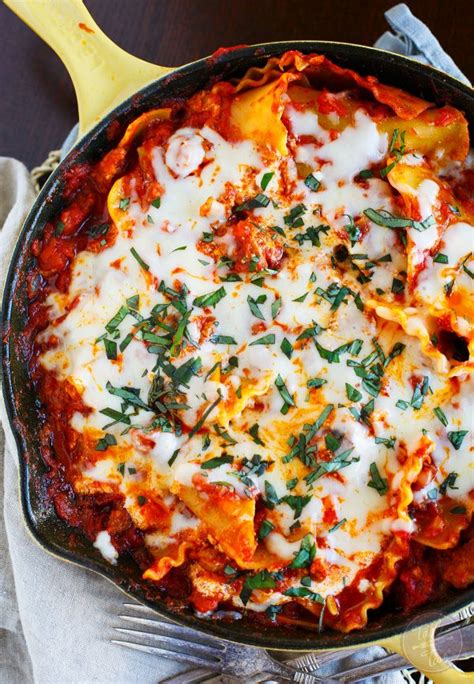 Ultimate Skillet Lasagna Table For Two By Julie Chiou
