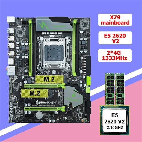 Huananzhi X79 Motherboard Gaming Computer Set Dual M2 Ssd Slots Xeon