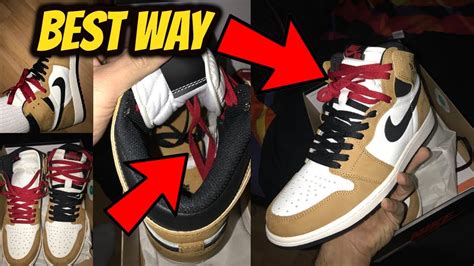 How To Double Lace Your Air Jordan 1s Fastest Way Youtube
