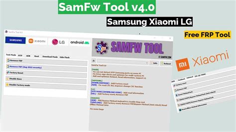 SamFw Tool V Xiaomi Samsung FRP Remove One Click Shri Telecom YouTube