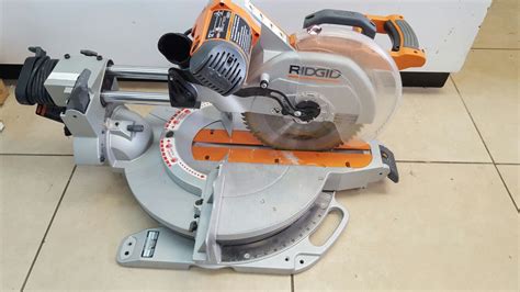 Ridgid Ms1290lza 12 Sliding Compound Miter Saw Laser Guide For Sale