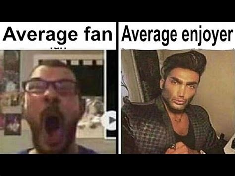 Average Fan Vs Average Enjoyer Meme Complation YouTube