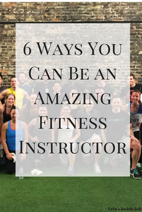 6 Ways You Can Become An Amazing Fitness Instructor