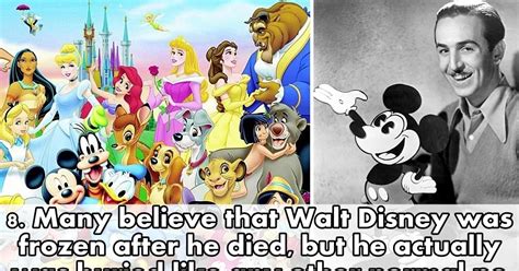 Walt Disney Walt Disney Facts Disney Facts Walt Disne