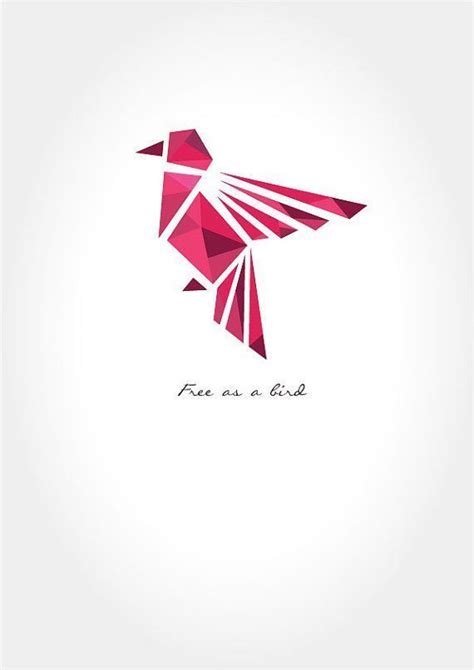 Bird Design 595 Eur Geometric Vector Art Bird Pigeon Graphic