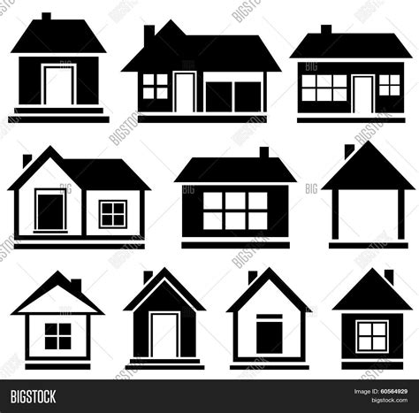 Download Set Isolated House Vector & Photo (Free Trial) | Bigstock