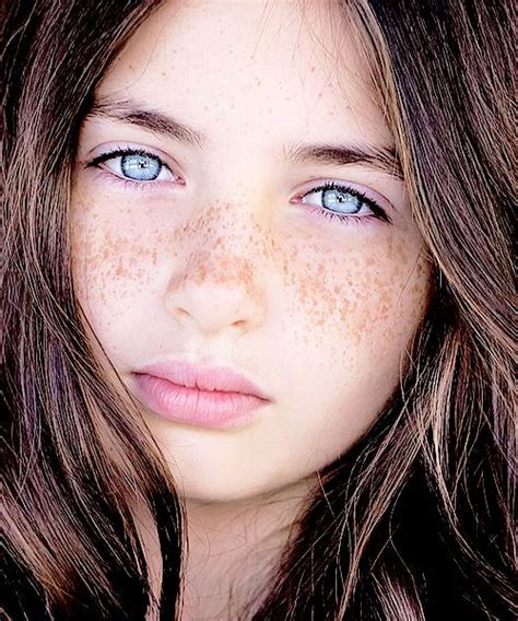 Big Bright Blue Eyed Girl ~ Lilly Kruk Portrait