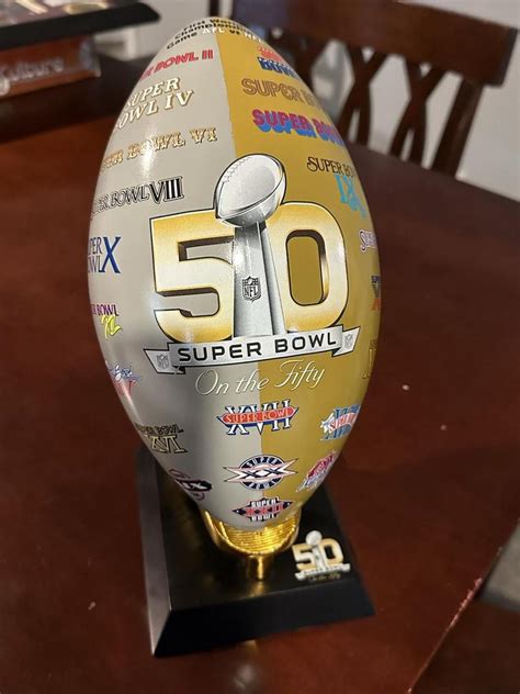 Auction Ohio Super Bowl 50 Comm Football