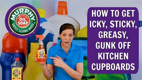 You probably wipe down your kitchen counters and mop your kitchen floor every day, or at least regularly. How to Get the Icky, Sticky Greasy Gunk Off Kitchen ...