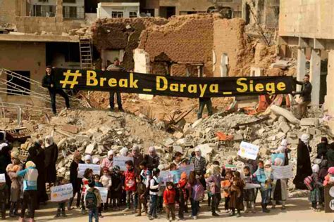 Residents Of Daraya Call For A Truce After Intense Attacks By Syrian Government Forces
