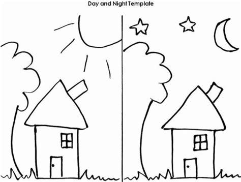 Day and night worksheet lovely day and night worksheet for pre k kindergarten
