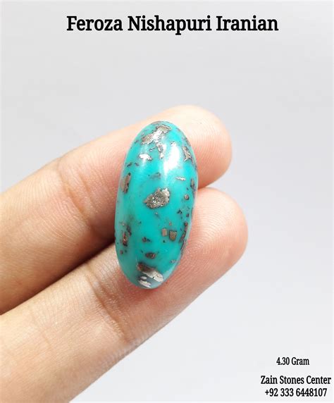 Nisha Puri Feroza Stone Iran (Turquoise Stone Ring )4.30 Gram In Pakistan