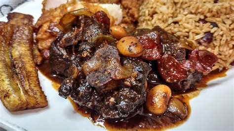 The Ultimatejamaican Brown Stew Oxtail And Butter Bean Recipe Step By